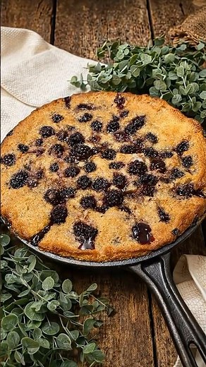 Southern Blackberry Cobbler #recipe #recipeoftheday #baking #bakingrecipes
