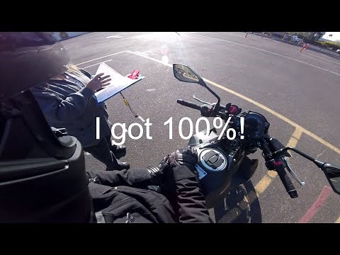 Arizona Motorcycle Skills Test - Kawasaki Z650 - 2018