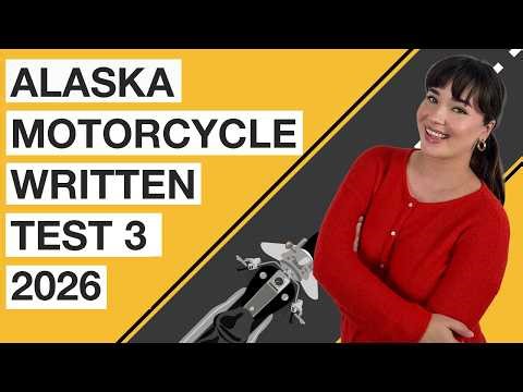 Alaska Motorcycle Written Test 3 2026 (50 Questions with Explained Answers)