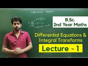 Differential Equation (lecture -1) | B.Sc. 2nd Year (Paper 2nd ) | Mathematics