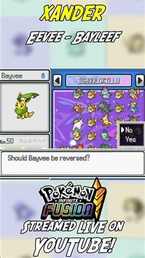 Eevee x Bayleef! - Pokémon Infinite Fusion VIEWER FUSION REQUEST