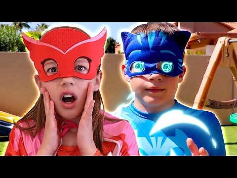 PJ Masks in Real Life 🌟 Luna Girl Turns Catboy Into A Robot! 🌟 PJ Masks Official