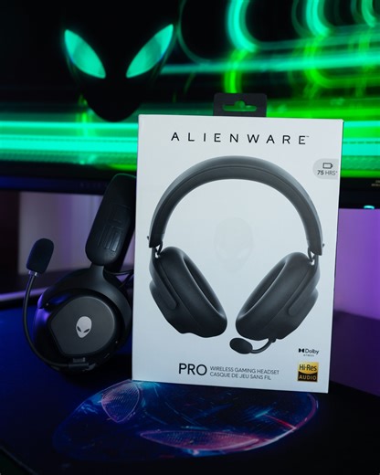 ALIENWARE | Professional-grade audio so you can hear every sound 🔊 The Alienware Pro Headset features 50mm graphene-coated drivers and Active Noise... | Instagram