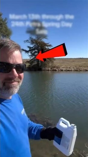 "😲 He Poured a Mysterious Blue Liquid in the Lake…But the Truth Will Shock You! 💧✨" #shorts