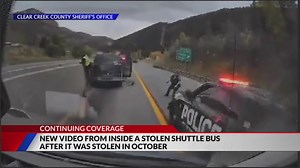 New video from inside stolen shuttle bus