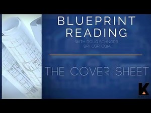 Blueprint Reading (Part 2): THE COVER & ARCHITECTURAL SHEETS