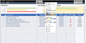 Team To Do List Excel Template