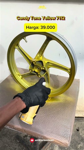 Step by Step Repaint Candy Tone Yellow