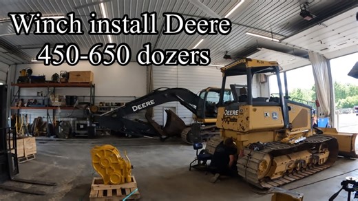 How to Install a Deere 4000s Winch on 450, 550, or 650 Dozers