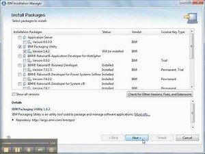 Using Local Repository with IBM Installation Manager