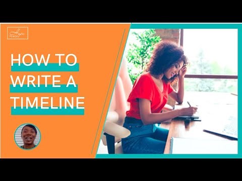 How To Write A Timeline