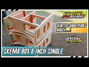SKEMA BOX 6 INCH SINGLE TWITER //LINE ARRAY// RIVITA BOX SPIKER