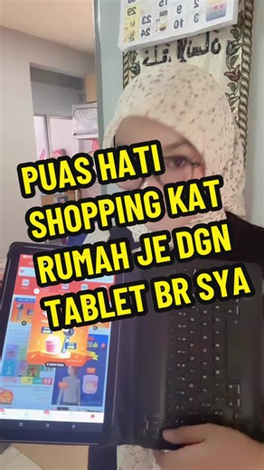 Shopping at Home with My Tablet Experience