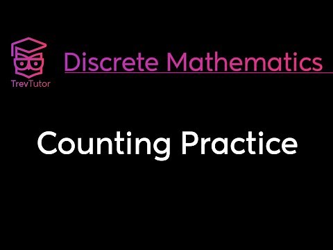 [Discrete Mathematics] Counting Practice