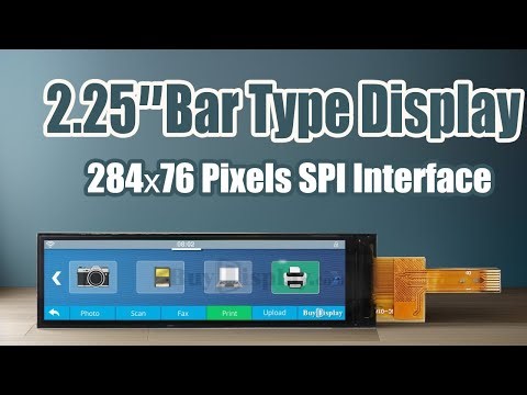 2.25 inch TFT Serial SPI 76x284 LCD Display Module w/ST7789P3