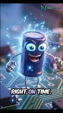 How Does a Capacitor Work? ⚡🔵 | Fun & Easy Electronics for Kids (Animated!)