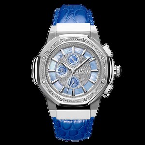 JBW Saxon 10 YR JB-6101L-10B | Men's Blue Diamond Watch