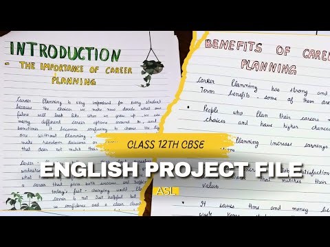 English ASL file class 12 CBSE #asl #english #cbse #cbseboard #project #file