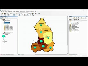 GIS Full Package Tutorials For Beginners | 8.How to make a statistical map for population density