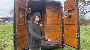 For those of you that like my house truck...I built a van in the same style as a little project and I am selling it. Want the ultimate road lifestyle unique mobile? Watch the the video below and if you dig it get in touch and send me a message.🙏🤘⚡ | Cam Cole
