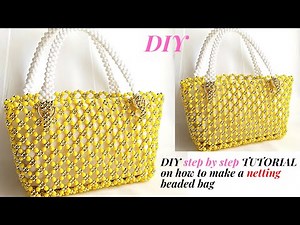 HOW TO MAKE BEAD BAG (FULL TUTORIAL )HANDBAG /BEAD PURSE/EASY BEAD BAG MAKING/ (BEGINNER FRIENDLY
