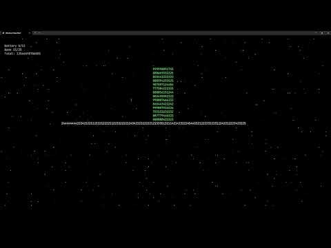 Advent of Code - Day 3 - Part 2 - Ascii Terminal Animation