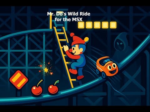 🎢 Mr. Do's Wild Ride — Two Loops & No-Boost Loop 1 (EXTRA Letters) | MSX