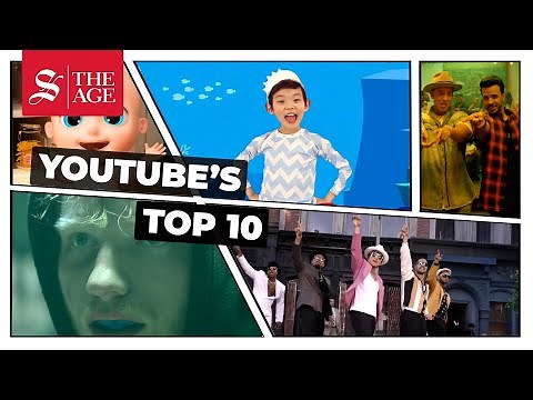 The 10 most viewed YouTube videos of all time