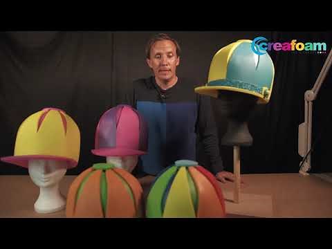 Tutorial: how to make a foam baseball cap