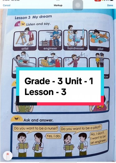 Grade - 3 Unit - 1 Lesson - 3 #teacheraliceenglishsharing #summercourses #learnenglishwithme2002 #teacheralice #education #fyp #myanmareducation #grammarlesson #grade4 #tiktokmyanmar #grade3