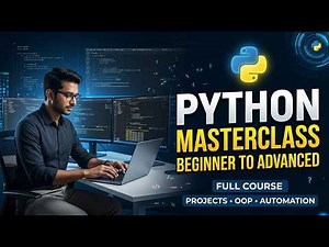 Python Basic To Advanced Masterclass | Complete Python Course for Beginners to Pro 2026