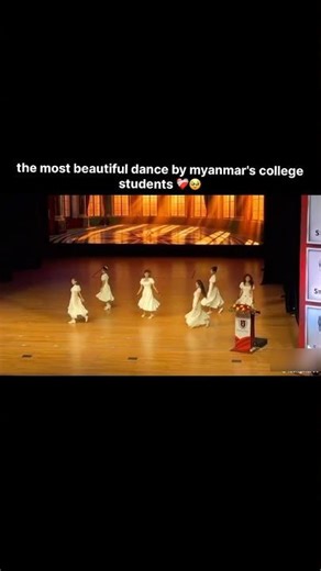 the most beautiful dance by myanmar's college students ❤️‍🩹🥹
