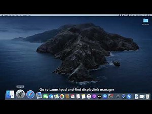 displaylink app installation and configuration