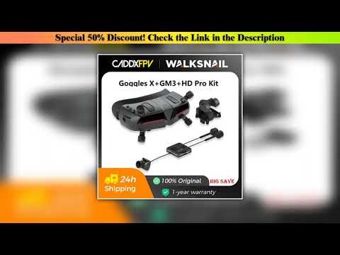Caddx Walksnail Avatar — Hands-On (2025): Caddx Walksnail Avatar HD Goggles X With Avatar