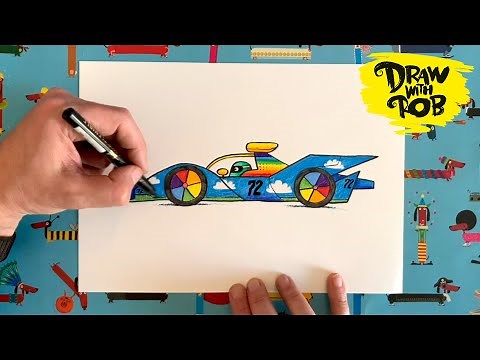 #DrawWithRob *SPECIAL EDITION* Racing Car