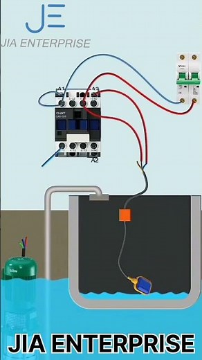 Water Float Switch Sensor Wiring and Working | Automatic Water Level Controller | Jia Enterprises