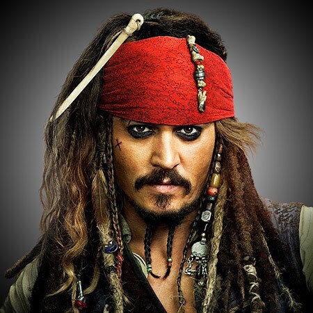 Jack Sparrow from Pirates of the Caribbean presented by Disney