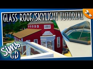 How To Make a Glass Roof in Sims 4 Seasons | Sims 4 Roof Building Tutorial