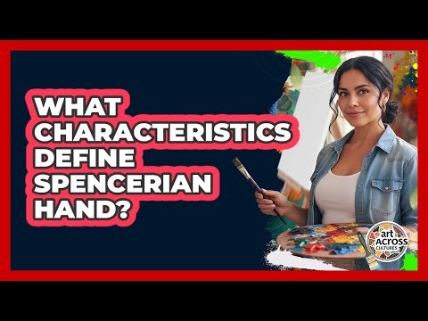 What Characteristics Define Spencerian Hand?