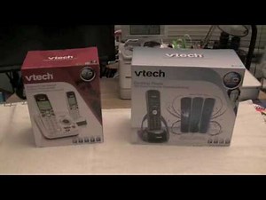 vtech CS6229 cordless phone unboxing