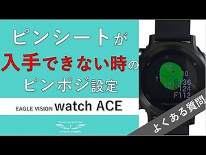 watch ACE ピンシートが入手できない時のピンポジ設定