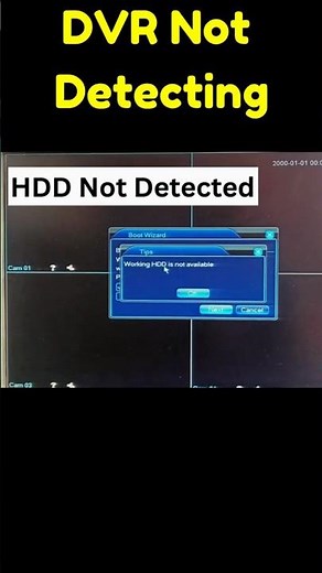 DVR HDD Error Solution | Easy Fix