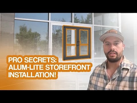 Step-by-Step Installation: Alum-Lite Storefront Door Like a Pro!