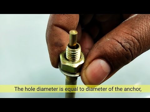 How to install strike anchor in solid concrete! begainers guide
