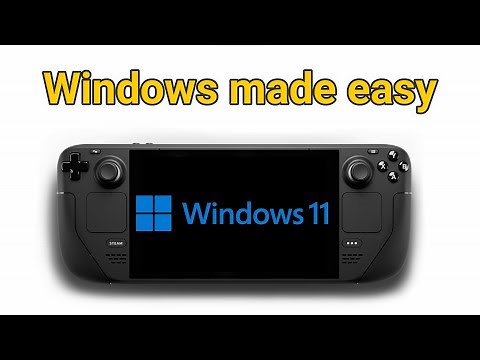 WinDeckOS Preview - Simplifying windows on steam deck