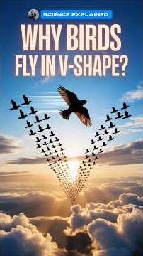 The Secret of Birds Flying in 'V'-Formation.🐦✨