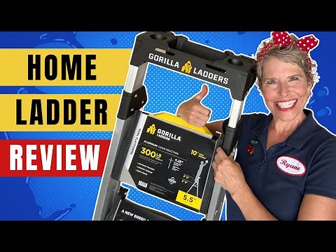COMPARISON & REVIEW OF 4 HOUSEHOLD LADDERS // Best Aluminum Ladder, 5.5 Foot Gorilla Ladders