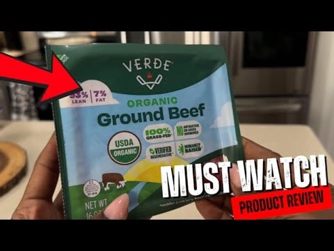 Amazon Fresh Review: Verde Ground Beef