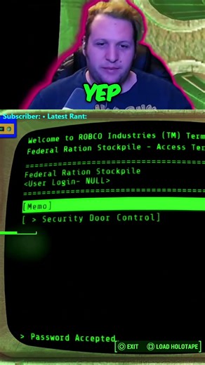 Player Hacks Terminal, Opens Doors in Fallout 4 #shorts