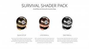 Survival Shader Pack Offers a Jumpstart for Arnold Materials